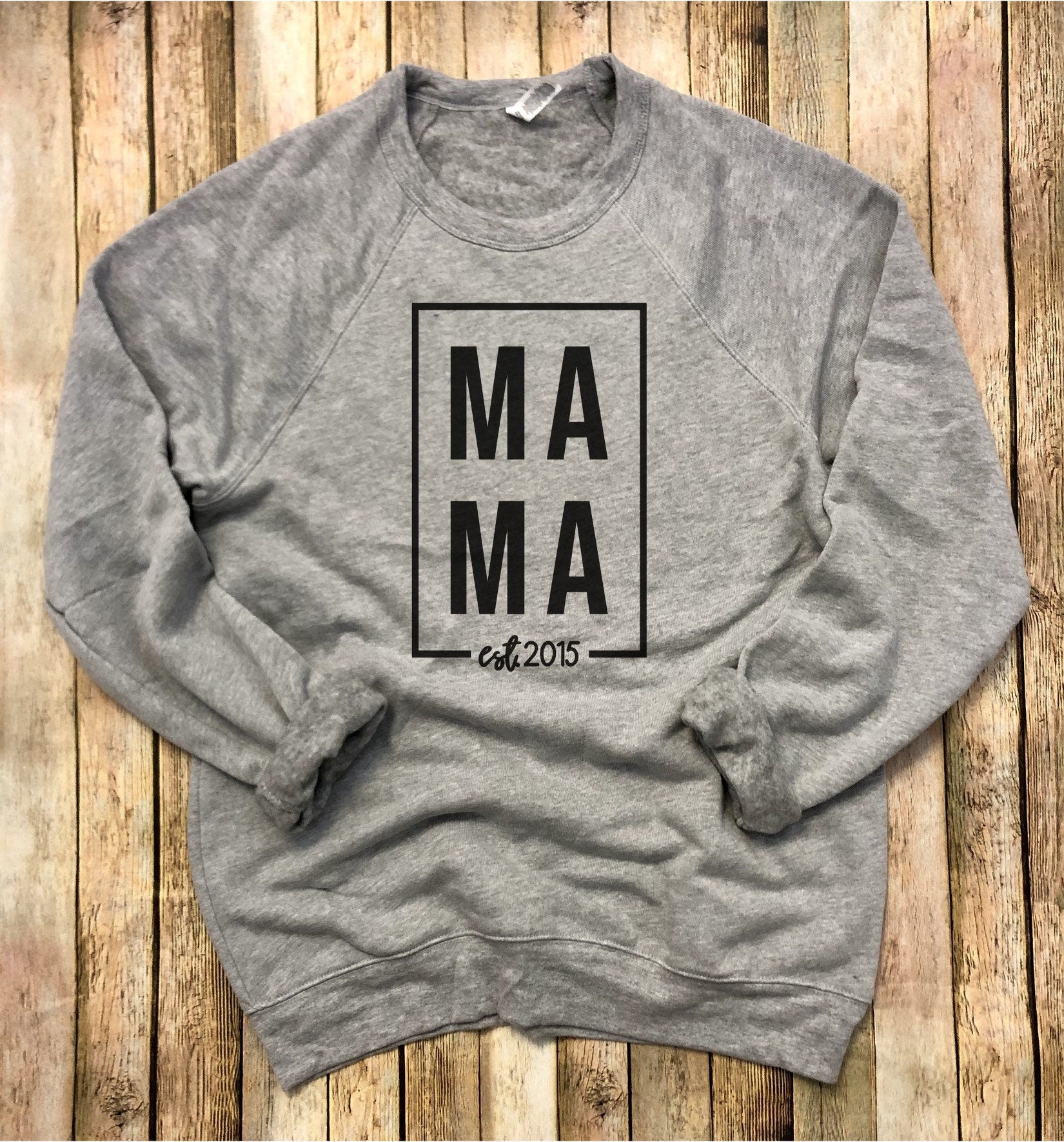 Mama Shirt Mama Sweatshirt Mama est 2019 Mama Established | Etsy