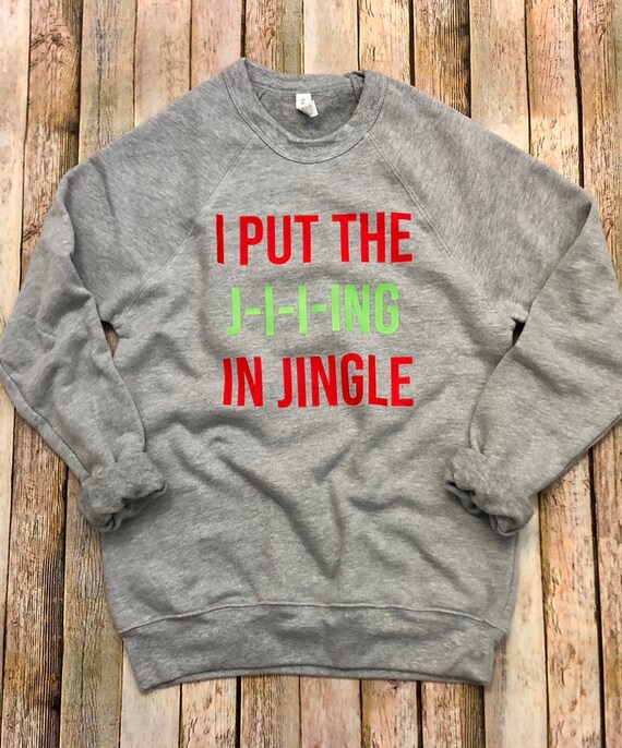 Red Plaid I Put The J-I-I-I-Ing In Jingle Christmas Gift T-Shirt Red Plaid I Put The J-I-I-I-Ing In Jingle Christmas Gift T-Shirt