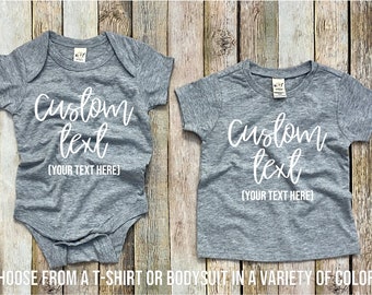 Custom Shirts, Custom Tshirt Kids, Custom Tshirt Baby, Customized T-shirt, Create Your Own Shirt, Design Your Own Shirt, Custom Tshirt