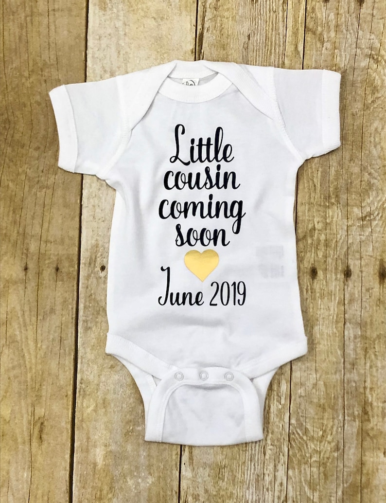 Custom Little Cousin Coming Baby Announcement Pregnancy - Etsy UK