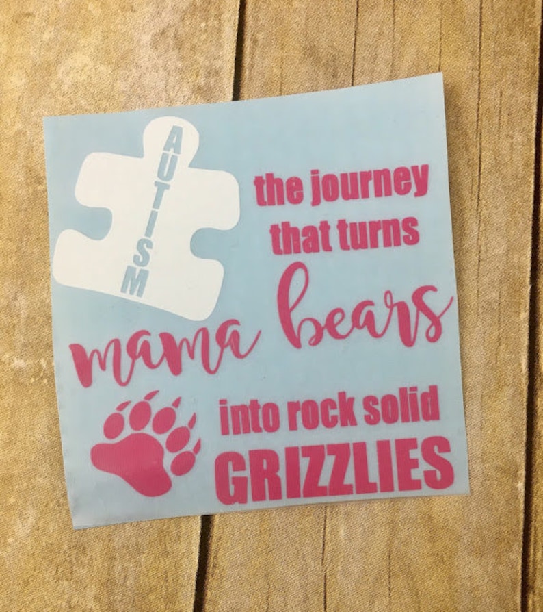Autism Autism Mom Autism Decal Autism Mom Car Decal Etsy