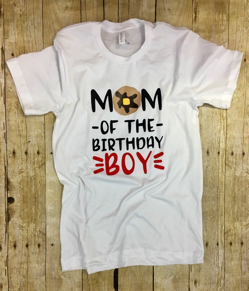 Mom of the Birthday Girl Pancakes and Pajamas Shirt Matching | Etsy