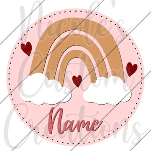 Rainbow Round SVG