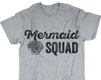 Camiseta del Escuadrón de Sirenas: Regalo para la despedida de soltera de la dama de honor