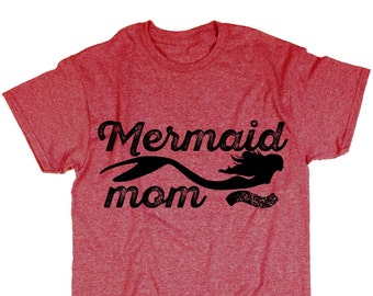 Mermaid Mom Graphic T-Shirt: New Mom Gift