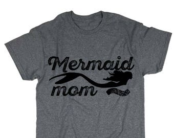 Mermaid Mama. Mermaid Mom Shirt. Mermaid T-shirt. Top. Tee. New Mom Gift. Mermaids. Gift For Her.