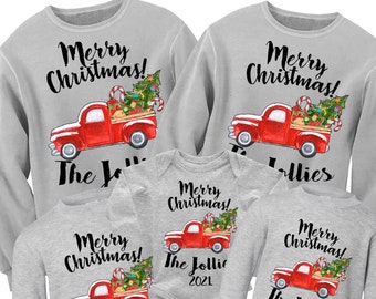 Christmas sweatshirts for family clearance