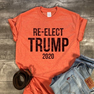 Re-elect Trump 2020 T-shirt. Make America Great. Trump Shirt. Republican Shirt. I Love Trump Shirt. image 1