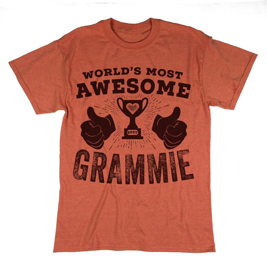 World's Most Awesome Grammie T Shirt. Tee. Tshirt. Gift - Etsy