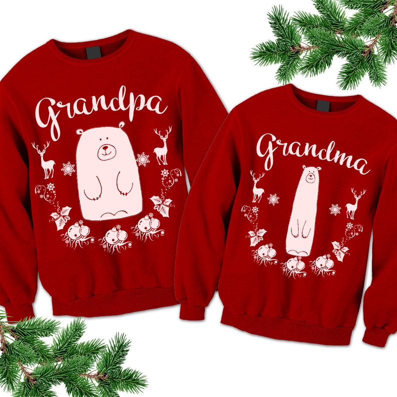 Christmas Shirts. Mama Bear. Papa Bear. Baby Bear. Grandma Bear. Grandpa Bear. Matching Family Outfits. Christmas 2022. Custom sweatshirts. image 4