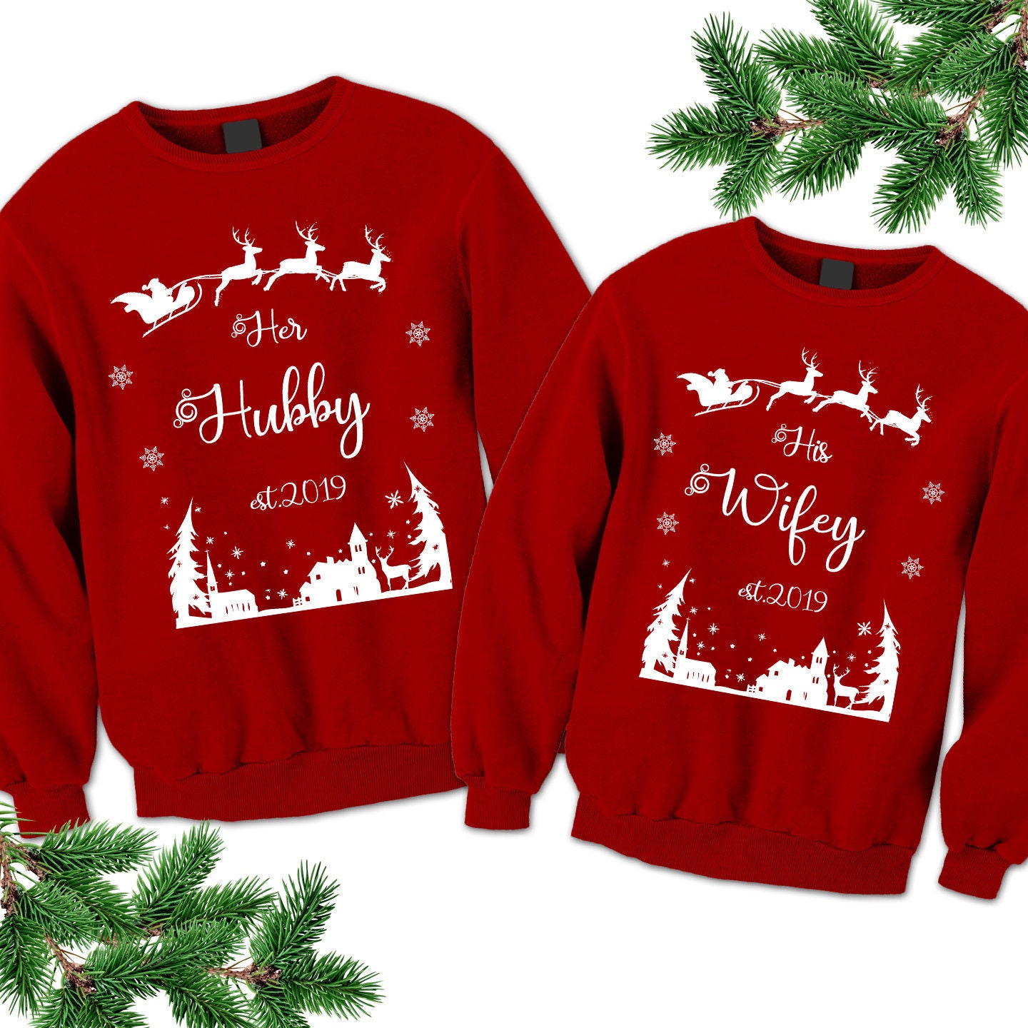 His Wifey Christmas 2021 Sweatshirt 