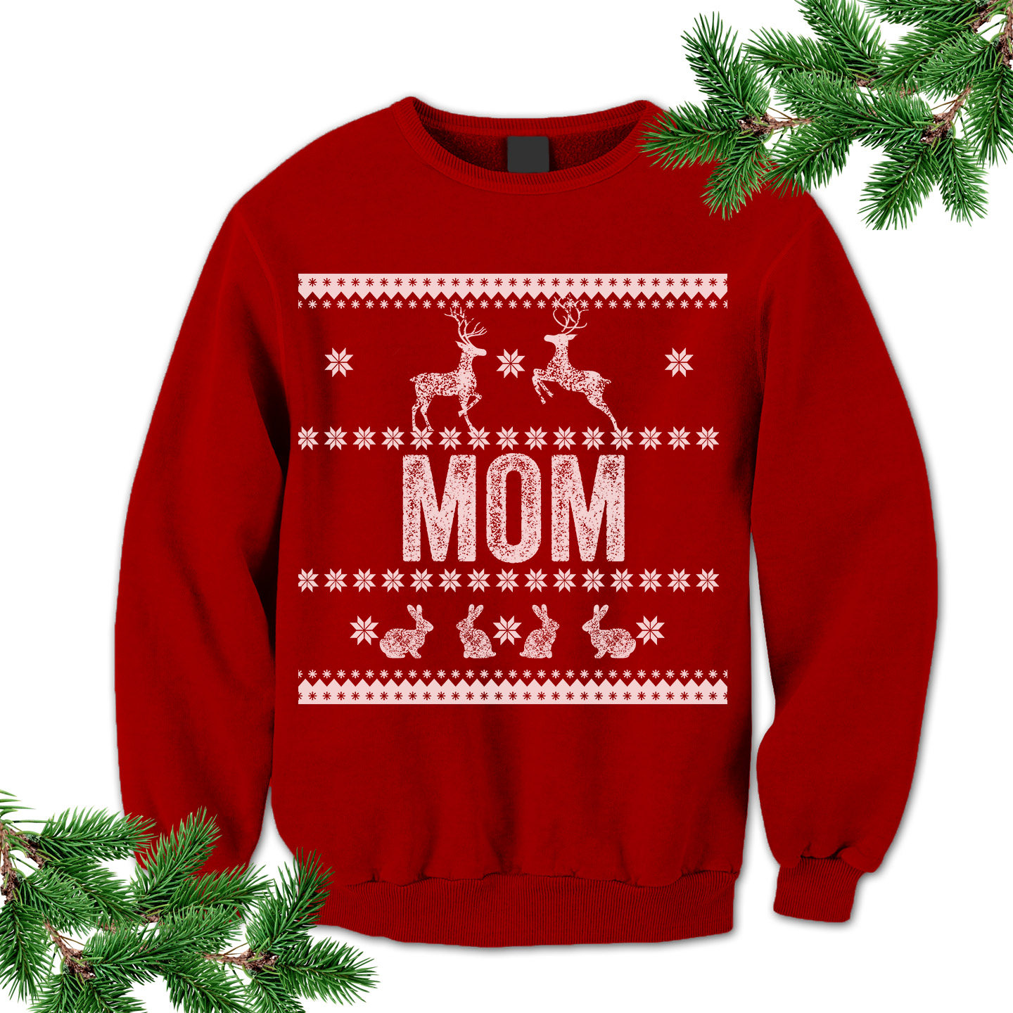 Funny Christmas Mom Sweatshirt. Jumper Pullover. Ugly Etsy