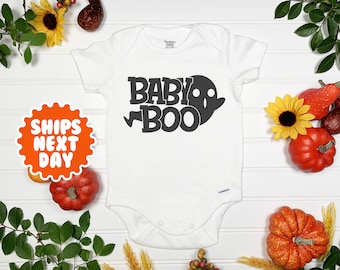 Baby Boo Baby Onesie® - Halloween Onesie® - Halloween Baby Bodysuit - Cute Onesie® - Ghost Onesie - Spooky