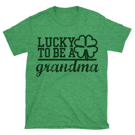 Funny Grandma Irish Lucky Grandma Clover T