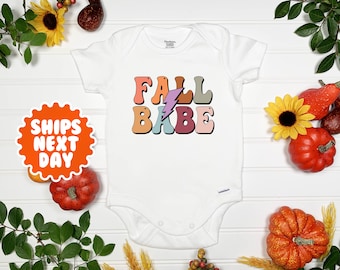 Fall Babe Halloween Baby Onesie - Pumpkin Bodysuit