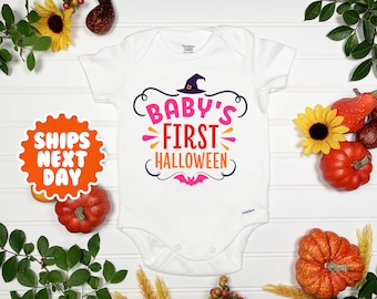 Baby's First Halloween Onesie® - Halloween Onesie® - Halloween Baby Bodysuit - Cute Onesie®