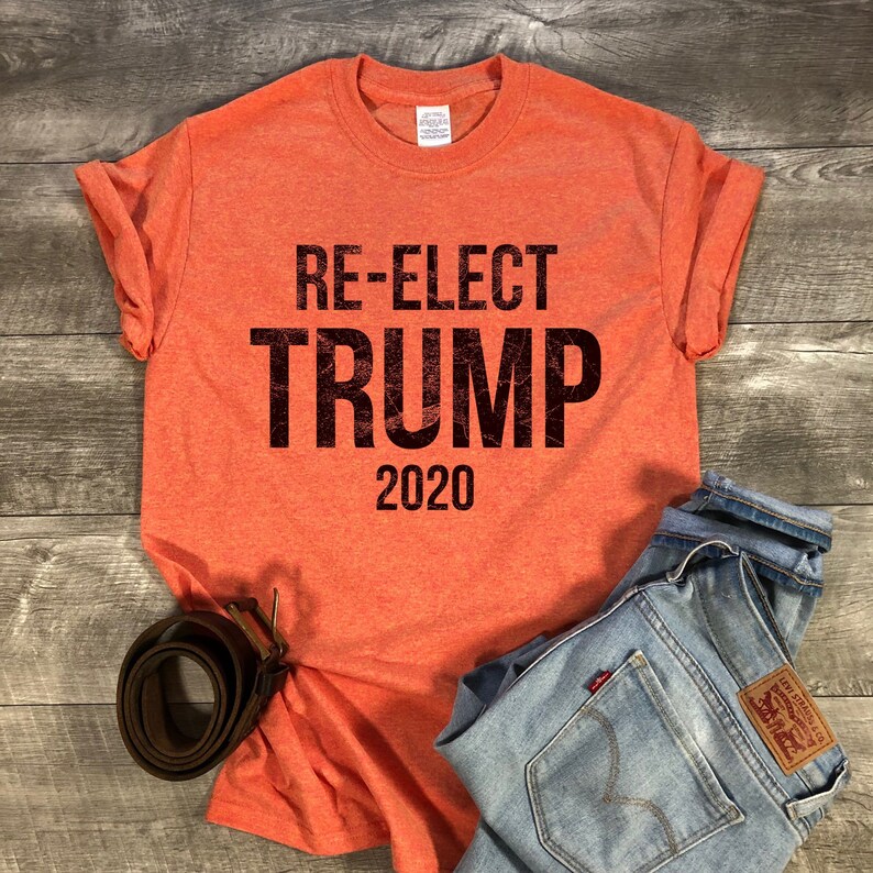 Re-elect Trump 2020 T-shirt. Make America Great. Trump Shirt. Republican Shirt. I Love Trump Shirt. image 1