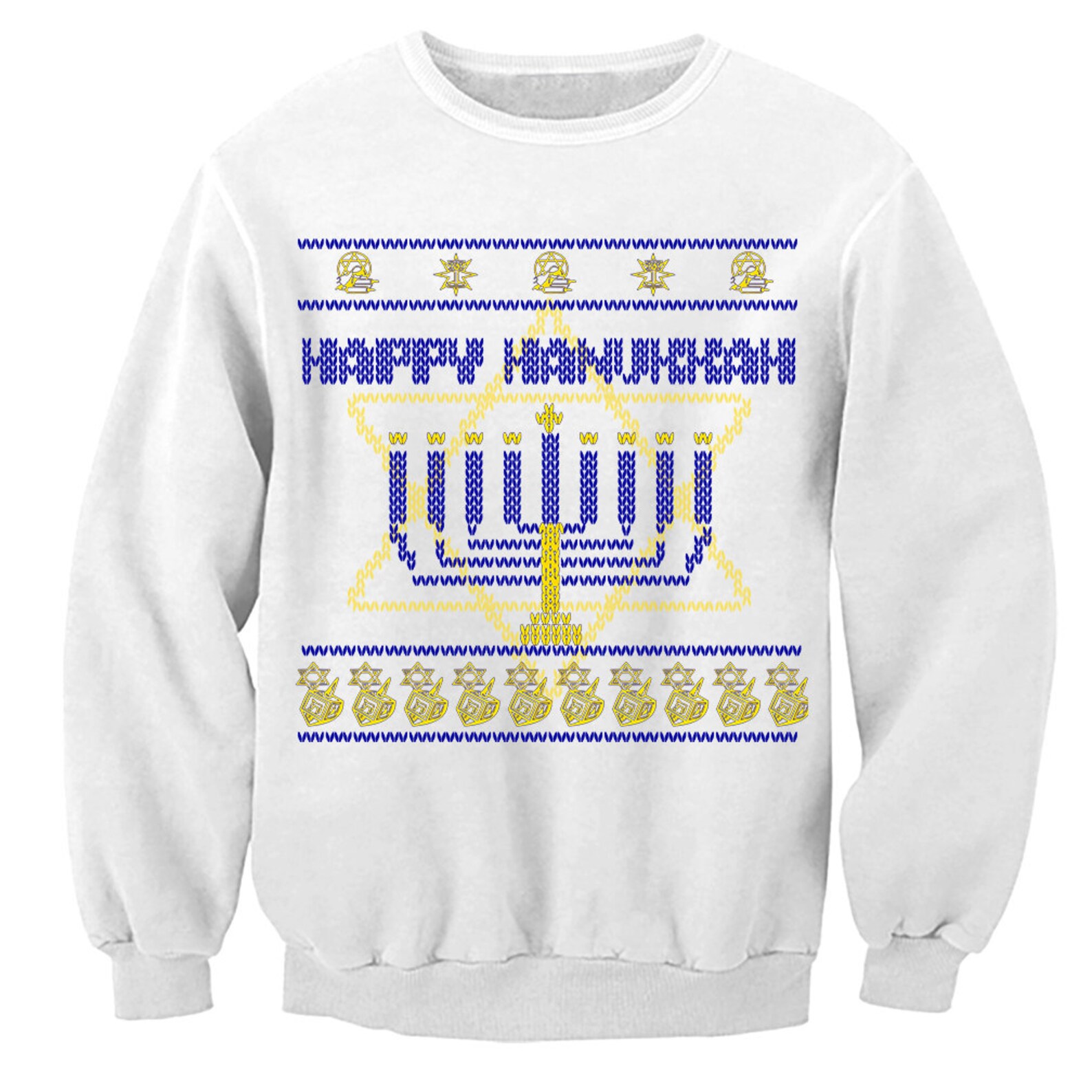 Happy Hanukkah Sweater. Holiday of Light Sweatshirt. Candle. - Etsy