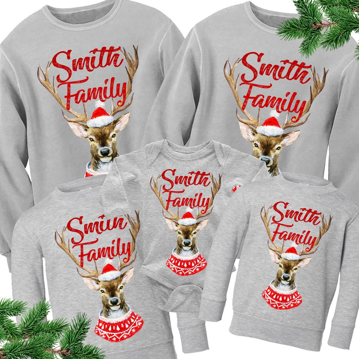 matching family ugly christmas sweaters