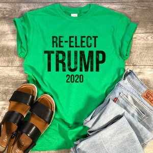 Re-elect Trump 2020 T-shirt. Make America Great. Trump Shirt. Republican Shirt. I Love Trump Shirt. image 5
