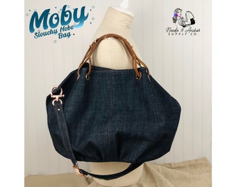 PDF sewing pattern - Moby Slouchy Hobo Bag