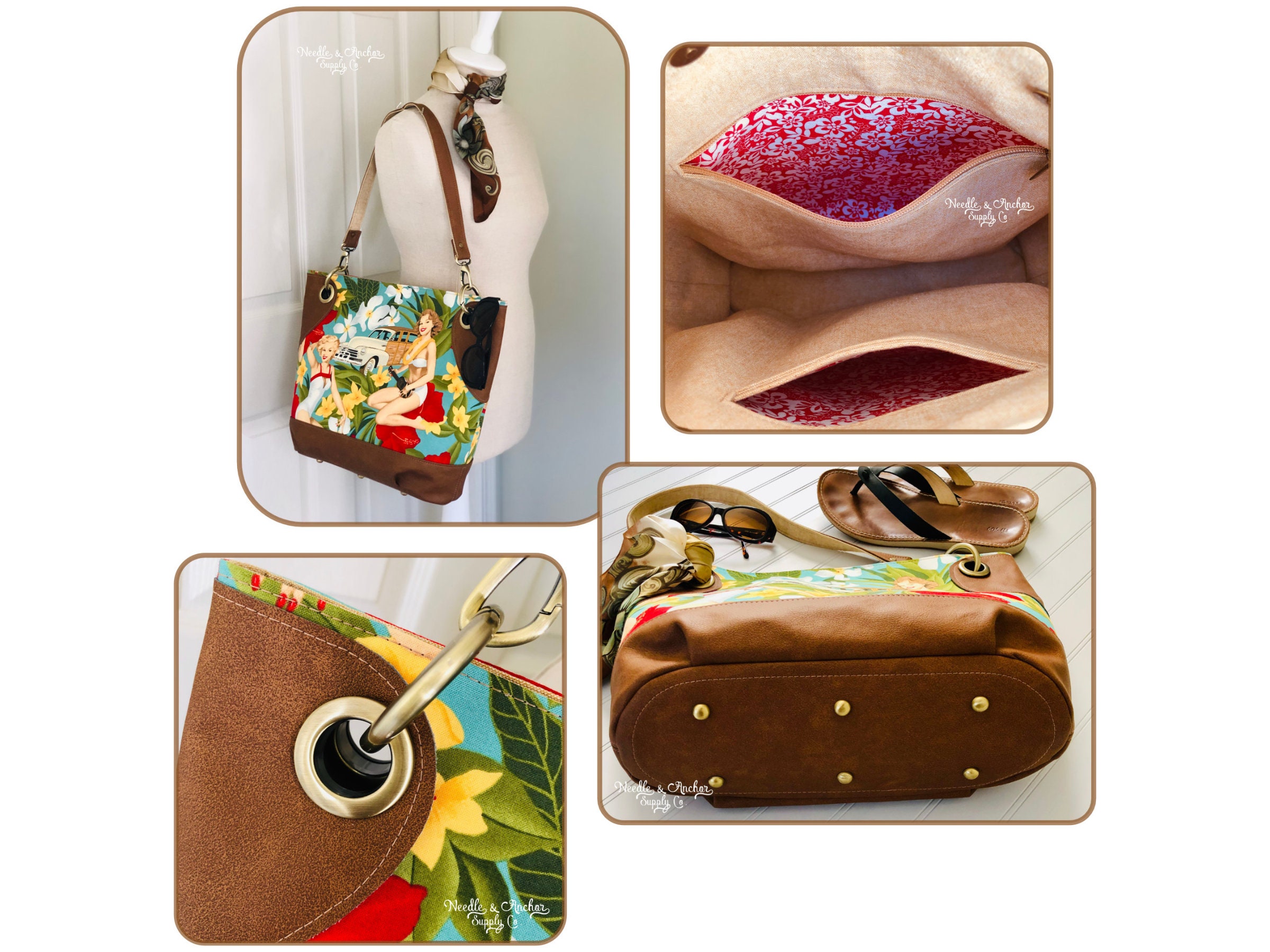 PDF Sewing Pattern Boardwalk Bucket Bag 2 Sizes W/ Bonus - Etsy