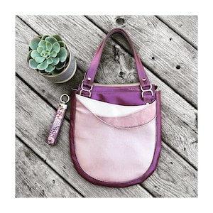 PDF sewing pattern - Riptide Handbag - with video tutorial