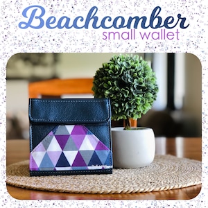 PDF sewing pattern - Beachcomber Small Wallet