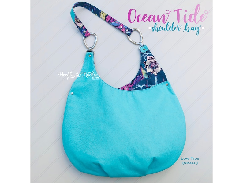 PDF sewing pattern Ocean Tide Shoulder Bag image 2