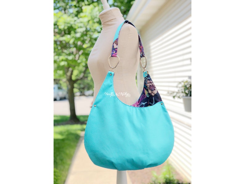 PDF sewing pattern Ocean Tide Shoulder Bag image 3