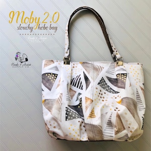 PDF sewing pattern - Moby 2.0 Slouchy Hobo Bag