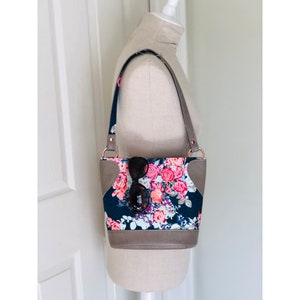 PDF sewing pattern Boardwalk Bucket Bag 2 sizes w/ bonus recessed ...