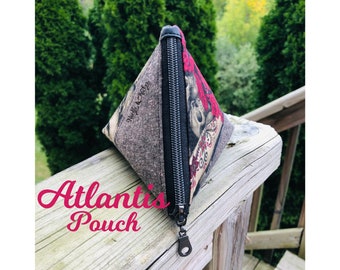 PDF sewing pattern - Atlantis Pouch - 4 sizes
