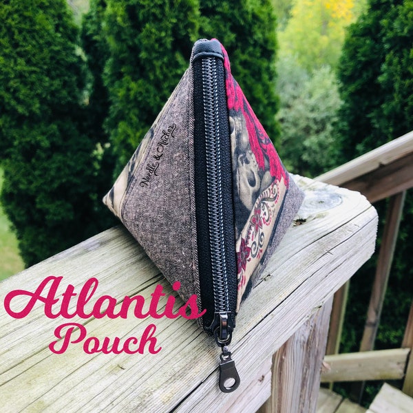 PDF sewing pattern - Atlantis Pouch - 4 sizes