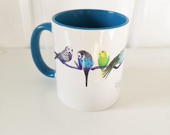 Parakeet Mug Etsy
