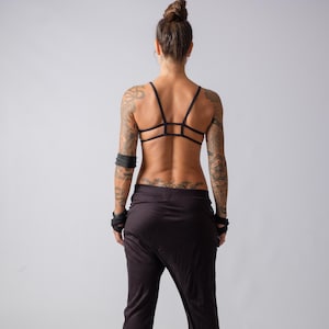 Women&#39;s Backless Stretchy Bralette & Athletic Jersey Crop Top/Bust Crop Top