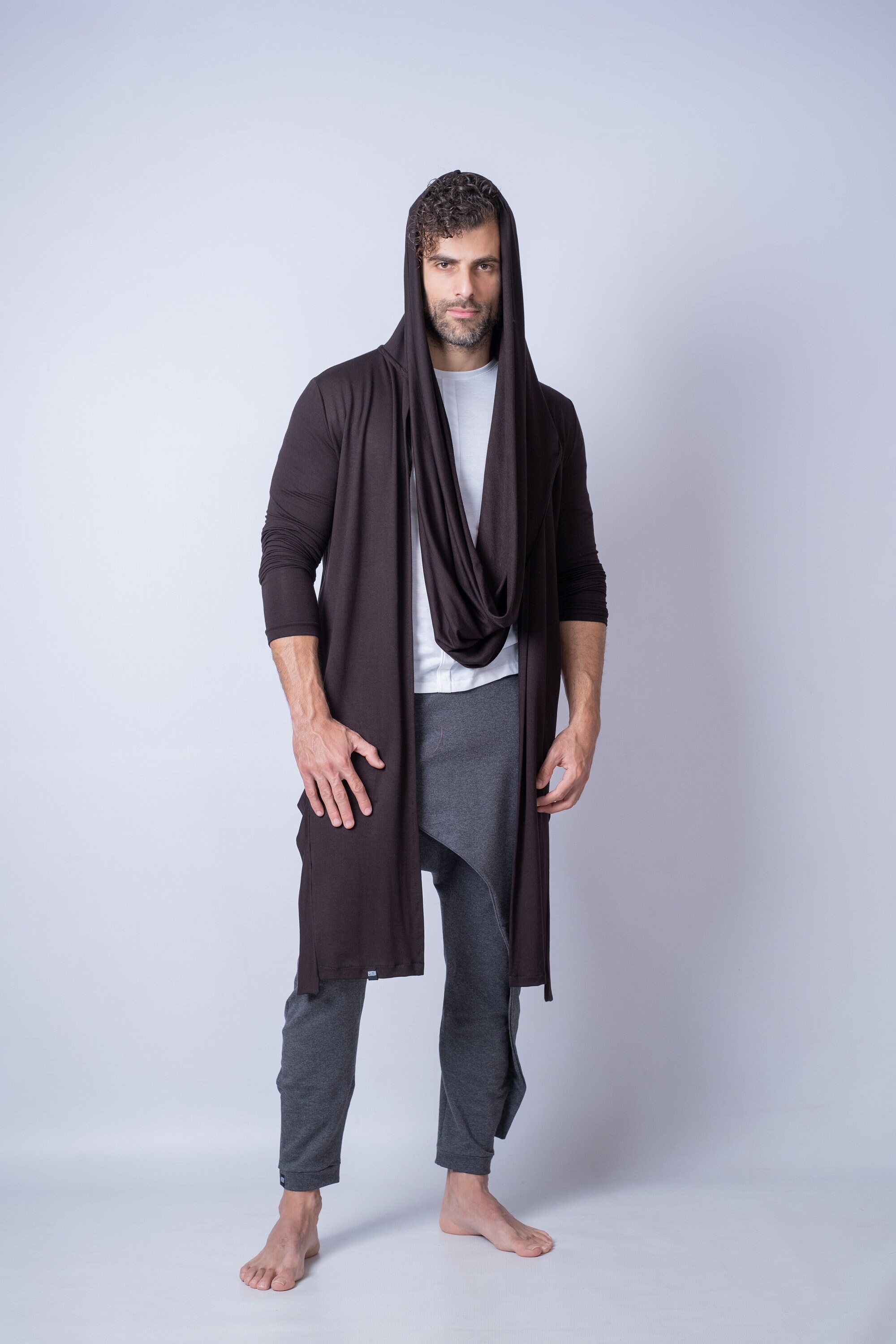 Long black hot sale shawl cardigan