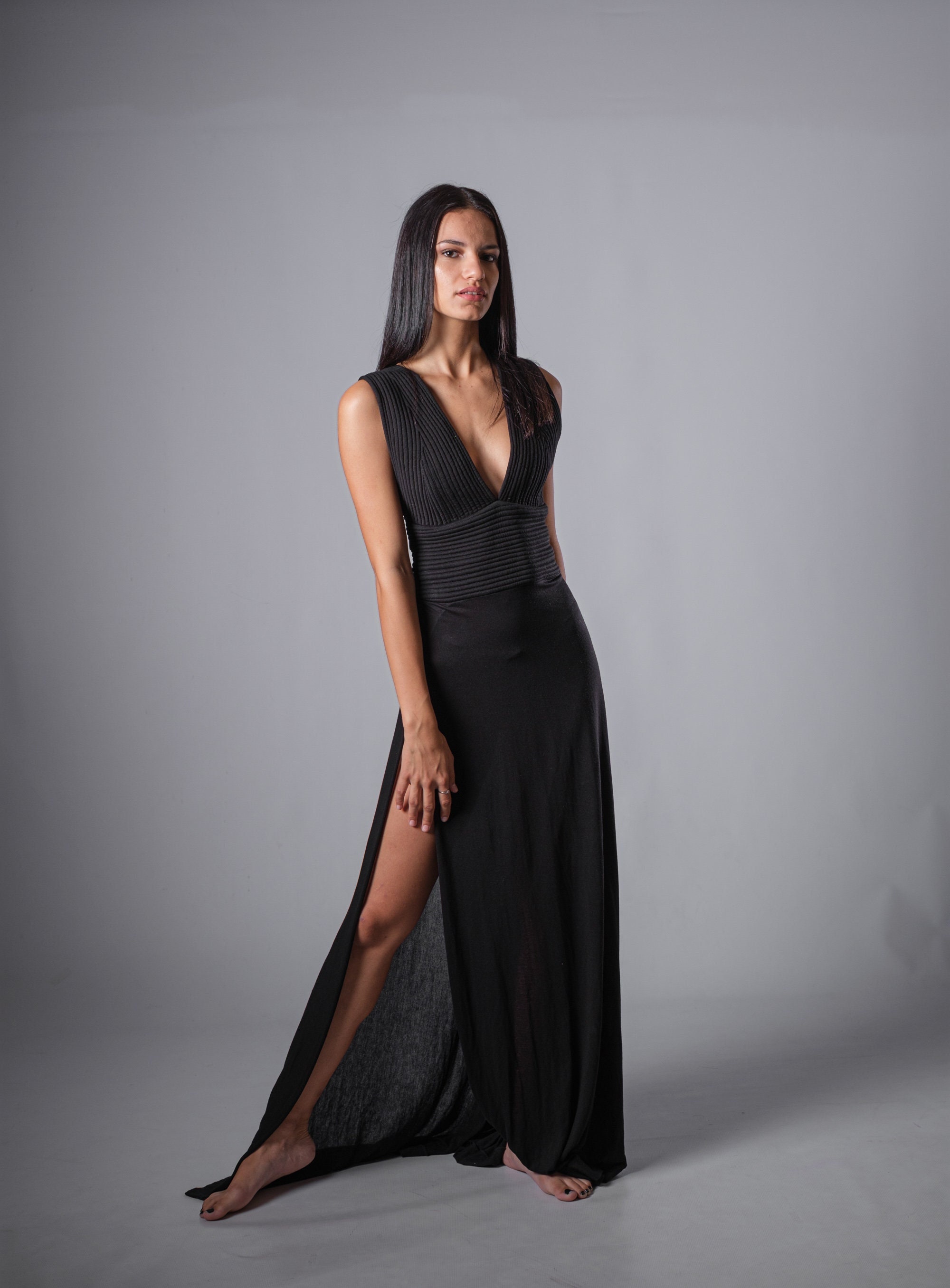 bloomingdale's plus size evening dresses Off Shoulder Mermaid Black Lace Long Prom Dresses with Side Split, Mer –  jbydress