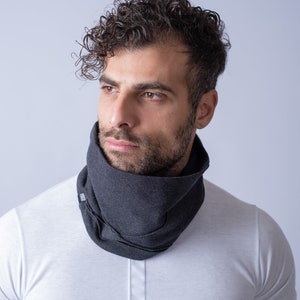 Mens snoods/Snoods morbidi e accoglienti/Sciarpe invernali da uomo immagine 1