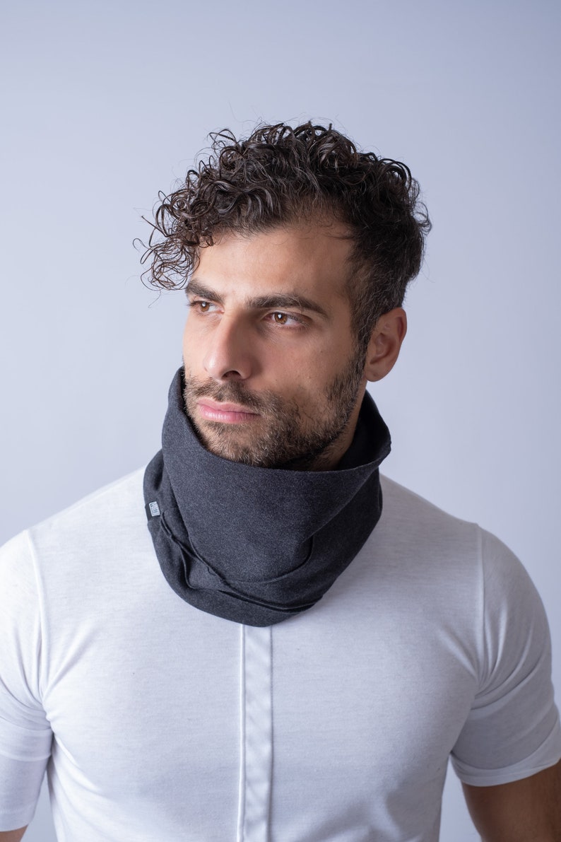 Mens snoods/Snoods morbidi e accoglienti/Sciarpe invernali da uomo immagine 1