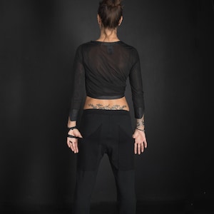 Basis elastische taille achterzakken broek-Casual edgy dameskleding