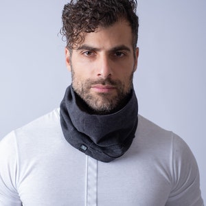 Mens snoods/Snoods morbidi e accoglienti/Sciarpe invernali da uomo immagine 3