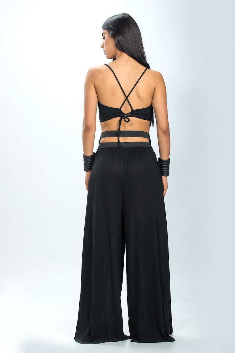 Crop Top de base/Envelopper le crop top/Sleeveless crop top image 1