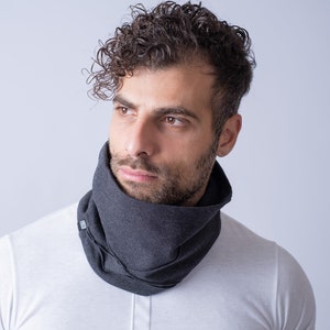 Mens snoods/Snoods morbidi e accoglienti/Sciarpe invernali da uomo immagine 4