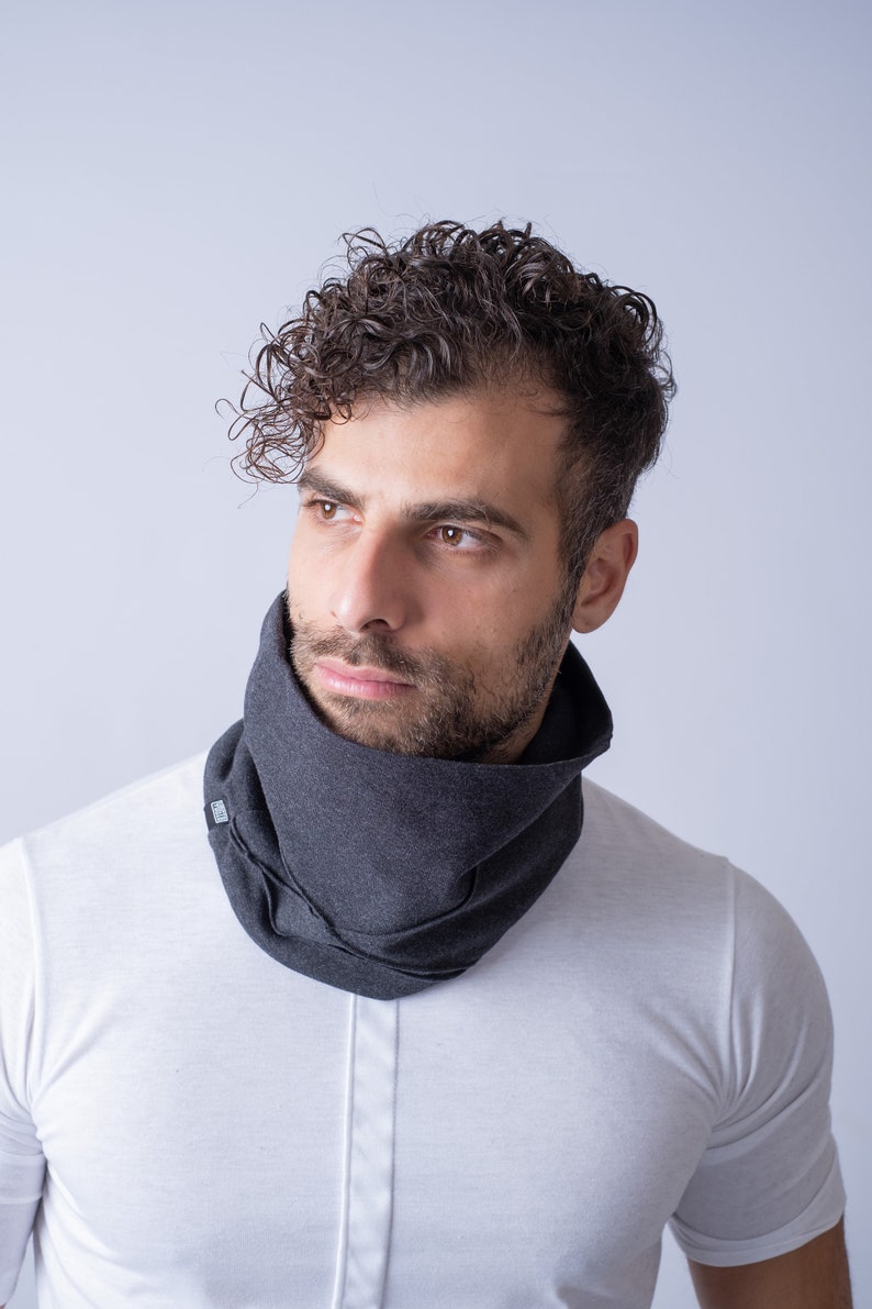 Mens snoods/Snoods morbidi e accoglienti/Sciarpe invernali da uomo immagine 4