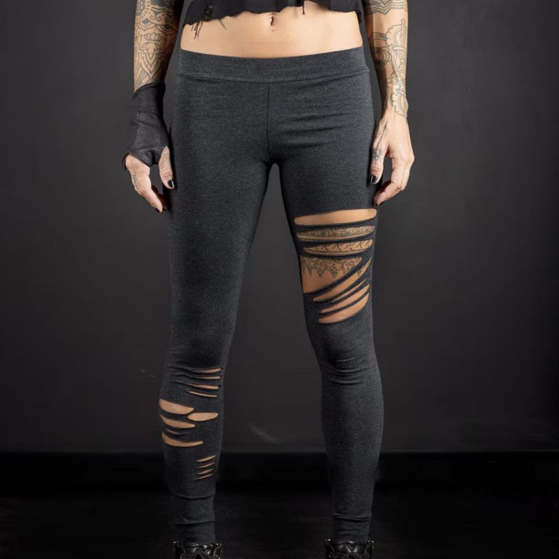 Ripped Yoga Pants Etsy