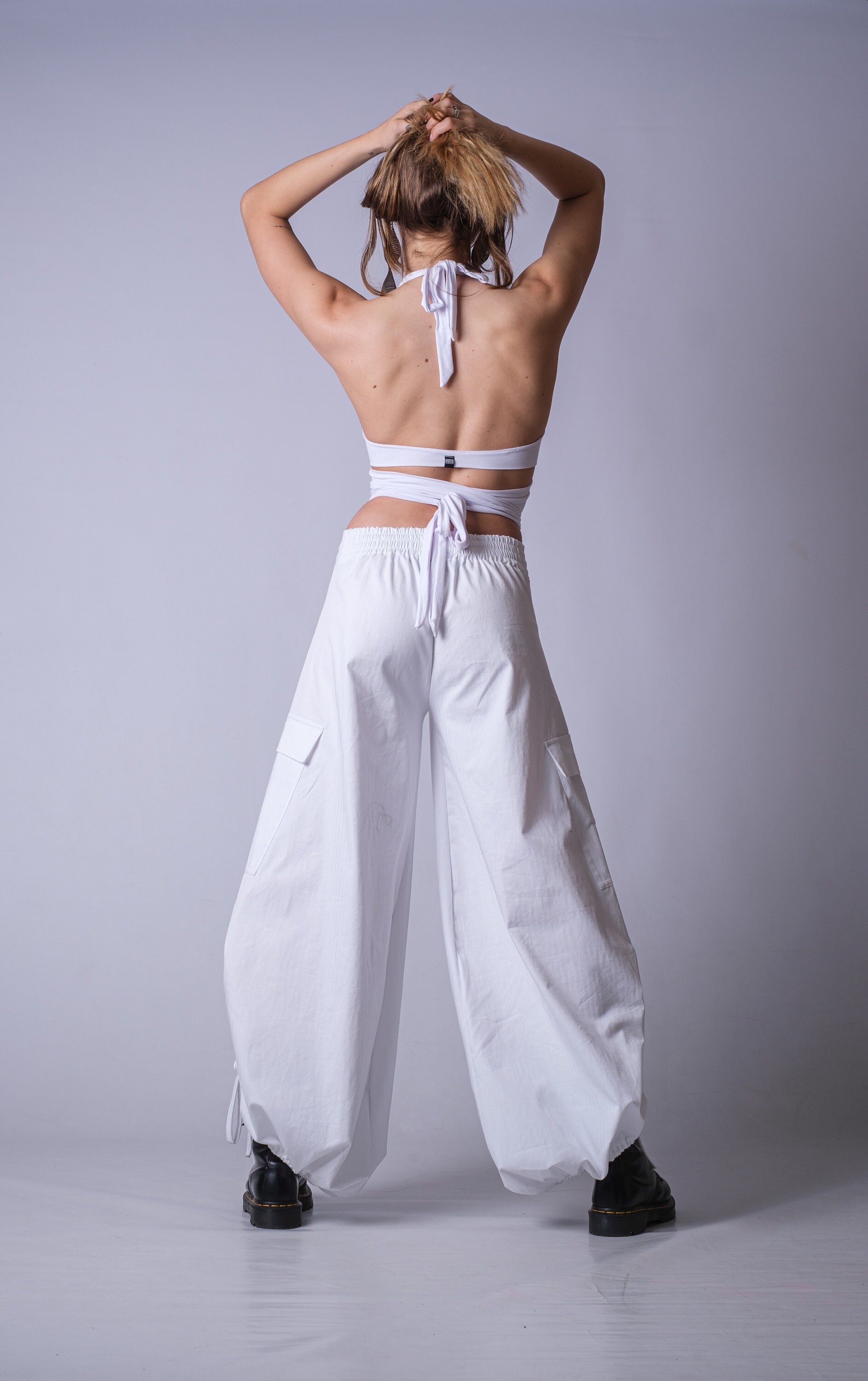 【Anyone more】Leta Cotton Cargo Maxi Wide Pants Cotton Wide Maxi Cargo Pants/hip Hop Wide Leg Cargo Pants