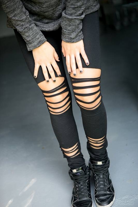 Ripped Leggings Etsy Canada
