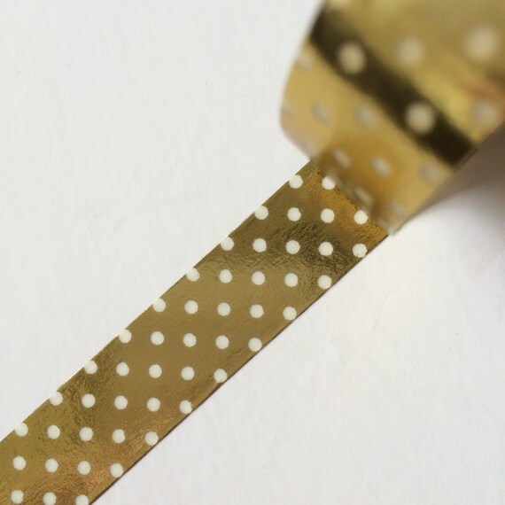 Tape FOIL gold pattern 15 mm 10 m