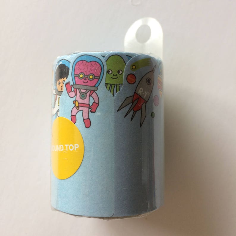 Universe cut roll market sticky note ROUND TOP Masking memo tape
